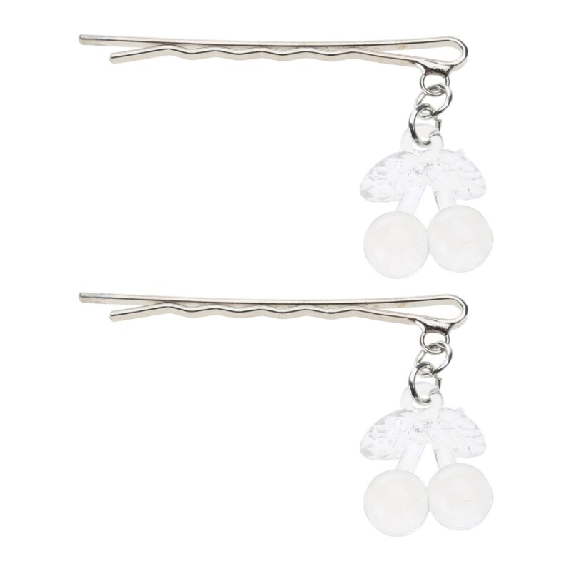 Shiny Crystal Cherry Hairpins for Brides Wedding Elegant Hairclips