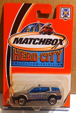 MATCHBOX Hero City Police Suv 26 Diecast Mattel