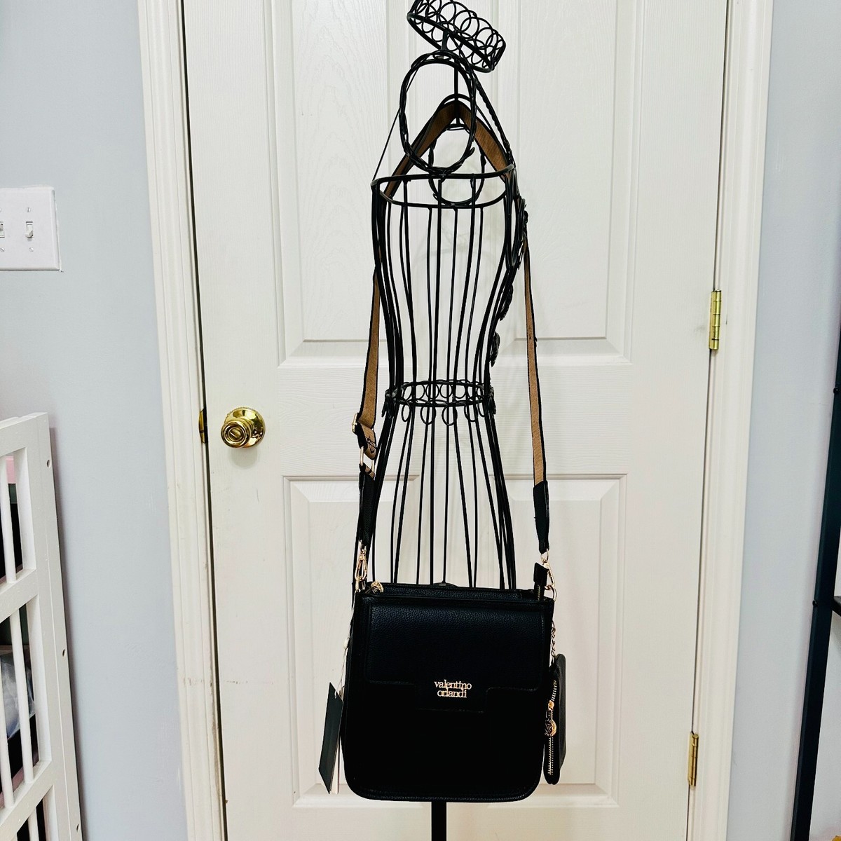 VALENTINO ORLANDI CROSSBODY BAG WITH WALLET COIN PURSE V-2009 $259