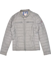 Invicta Womens Padded Jacket Uk 16 Large Grey Polyamide Ae71