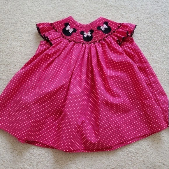 Minnie mouse store smocked dress