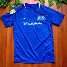 Nike Chelsea FC Yokohama Futbol Soccer Jersey Royal Blue Men's Size Medium