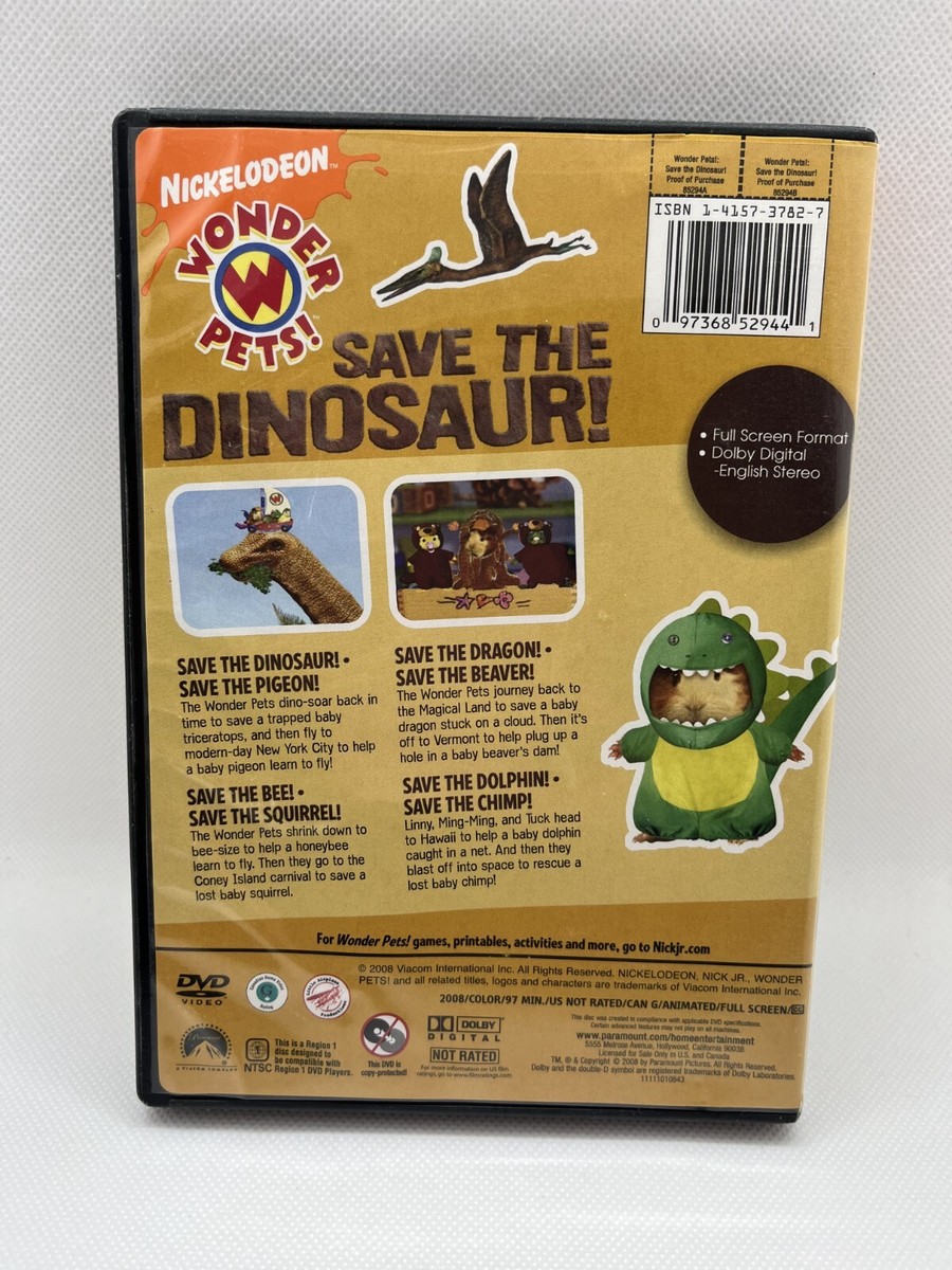 Buy Wonder Pets - Save the Dinosaur (DVD, 2008) online | eBay