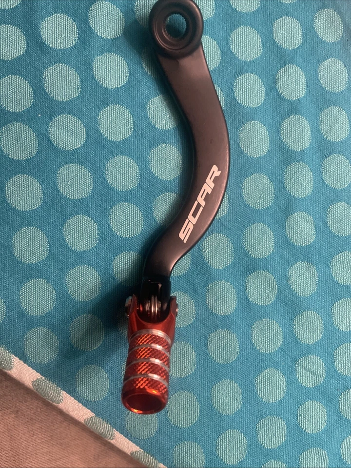 KTM SMC 690 R ABS 2014-2021 Scar Orange Gear Shift Lever GSL514 - Image 4 of 4