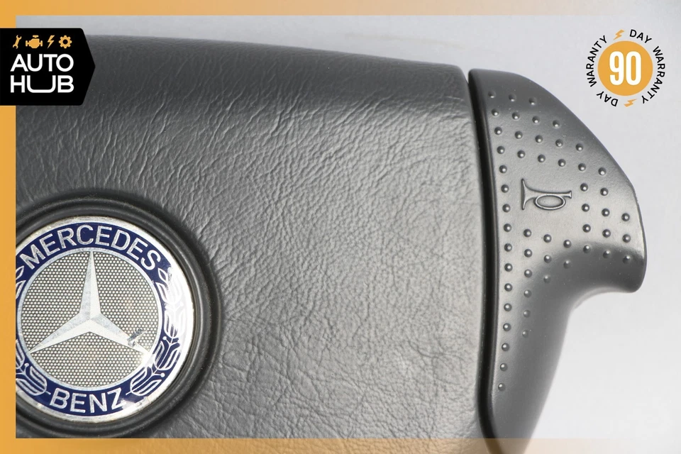 Bolsa de aire de volante negra OEM 97-04 MERCEDES R170 SLK230 SLK320 Foto 3 de 4
