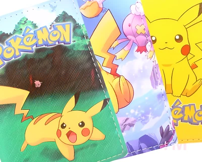 MARKETPLACEFAD Pokemon Passport Cover Holder Case Card ID Travel Accessory Leather PICK-A-CHU