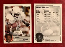 CEDRIC BENSON 2005 Texas Longhorns Stamped "LIMITED EDITION 1 of 100" Rookie RC