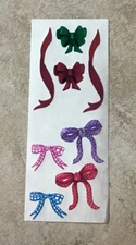 🔥VINTAGE Creative Memories Stickers COLORFUL RIBBONS & BOWS  NLA NOS *
