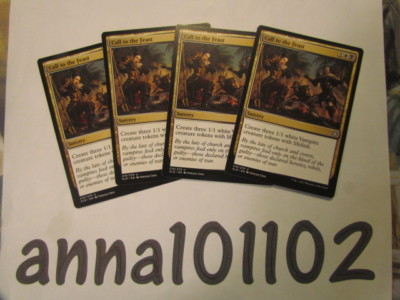 Ixalan unc. Call to the Feast x4 mtg 4x (from factory sets) unplayed, nm 