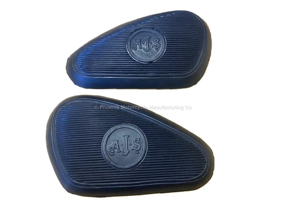 PAR DE GOMAS RODILLERAS TANQUE GASOLINA AJS - SE ADAPTA A MODELOS 16 18 20 31 30 Foto 3 de 4