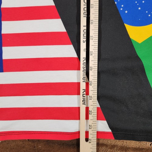 Nike Soccer Shirt Youth XL FC World Cup Flags All Over Print AOP - Picture 5 of 11
