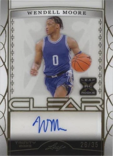 2022-23 Leaf Trinity - Wendell Moore Jr. #CA-WM1