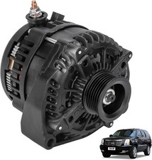 300AMP BLACK ALTERNATOR HIGH OUTPUT FOR CHEVROLET SUBURBAN TAHOE 1500HD 2500HD