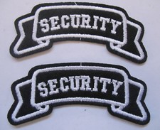 ZESTAW 2 sztuk SECURITY Naszywka Ochrona Służba ochronna 