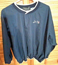 Level Wear by The Sports Corp Mens XL Pullover Golf Jacket Blue Long Sleeve