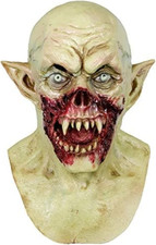 Vampire Mask Zombie Head Mask for Adult, Scary Horror Creepy Demon Monster Mask
