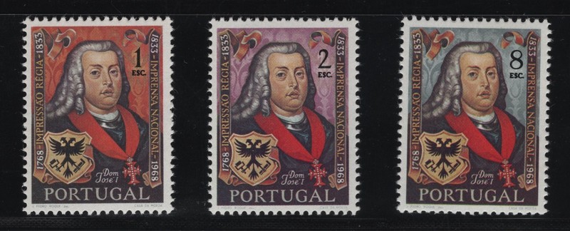 Portugal - 1969 Bicentenary of the National Press - Complete Set - MLH