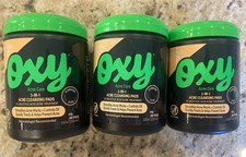 OXY Acne Cleansing Pads - 115 Pads each - EXP 07/28 - SEALED - 3-PACK