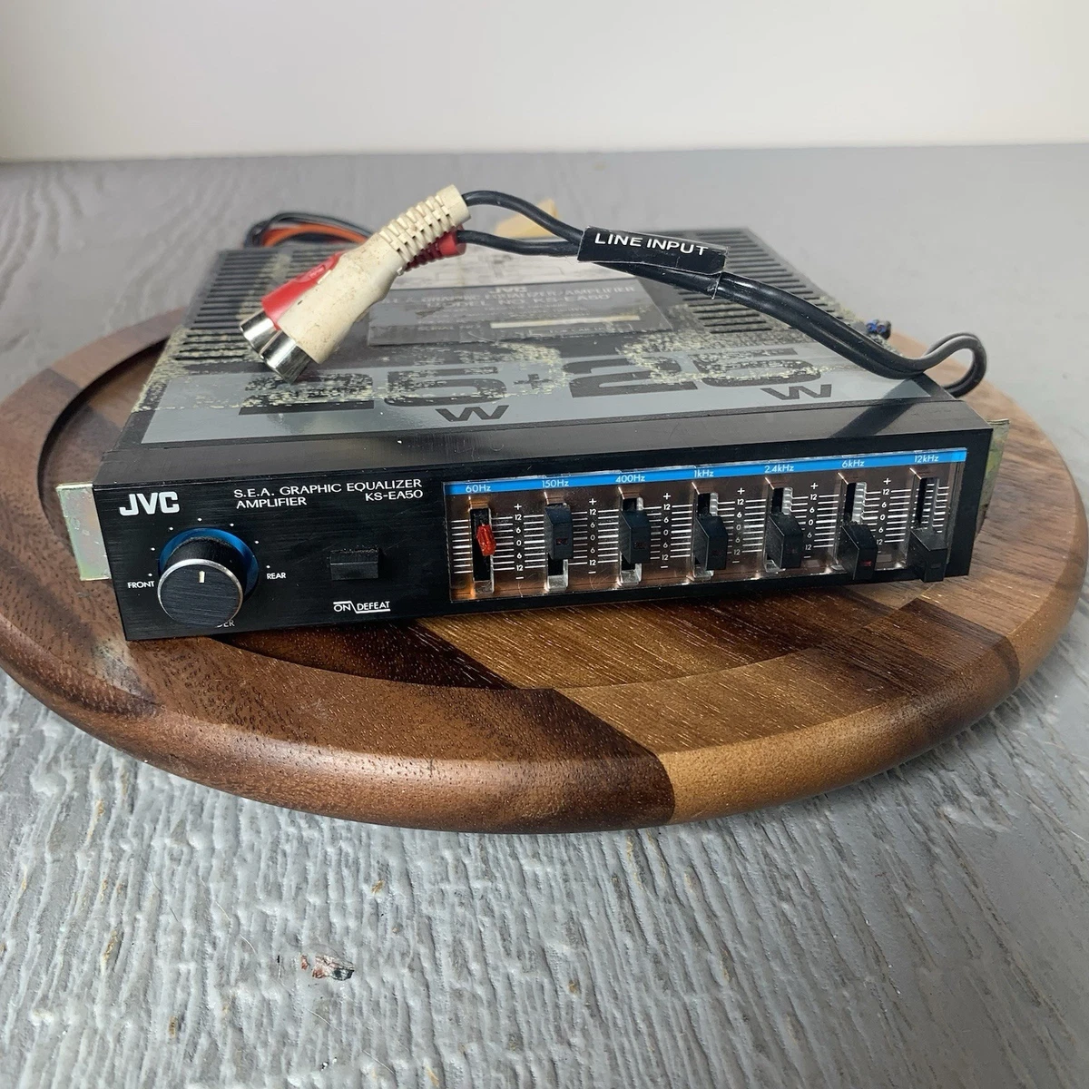 Vintage JVC SEA-22 – Égaliseur Graphique 7 Canaux – Ampli Effet Sonore Argenté