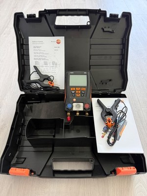 Testo 550 Digital Manifold Kit w/ Bluetooth & Clamps (0563 1550) - New Open Box