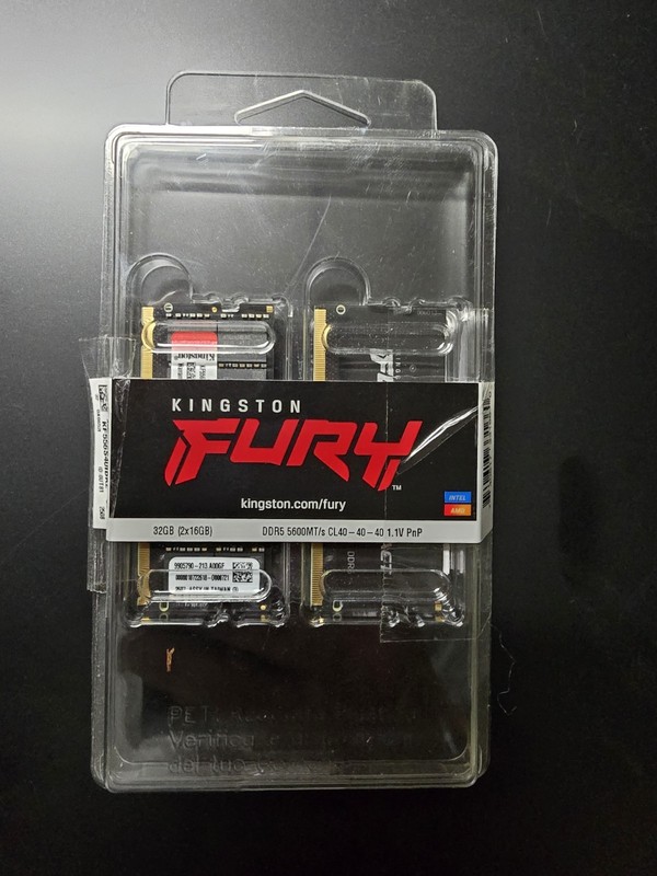 Kingston FURY Impact 32GB (2x16GB) 5600MT/s DDR5 CL40 Laptop Memory Kit
