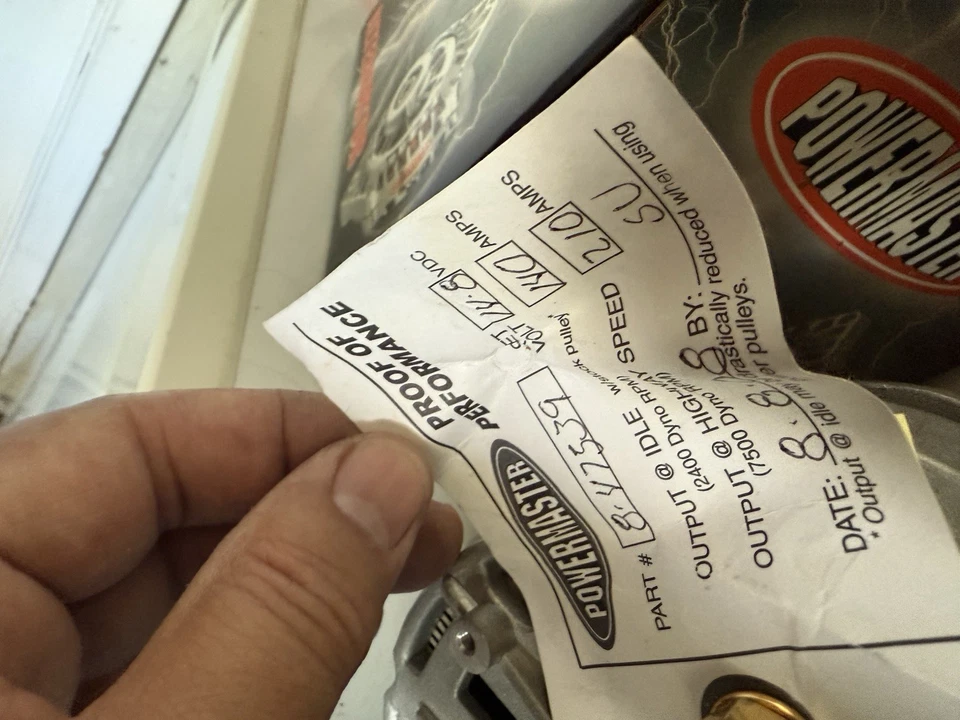 200 Amp Upgrade Power Master Alternator for Dodge Coronet and Plymouth Models. - Image 3 of 3