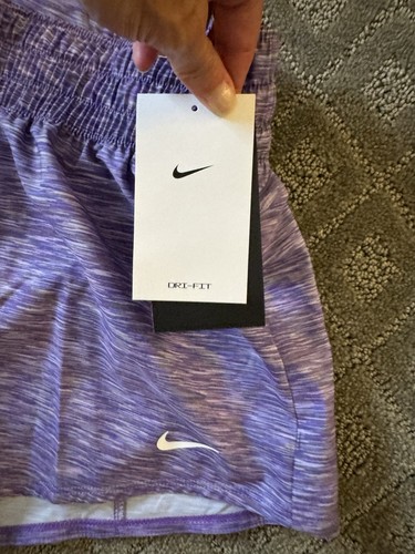 NWT Women’s Nike Logo Dri-Fit Workout Running Short Size S - Picture 3 of 6