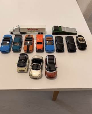 (13) Maisto Diecast Vehicle Lot 1:33 to 1:48 Ford Chevy Jeep Audi Smart - No Box