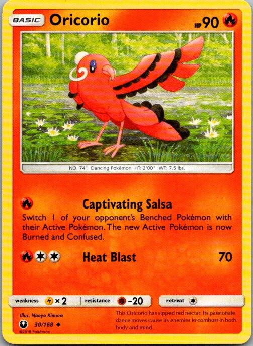 Oricorio 30/168 Uncommon Celestial Storm Pokemon Lightly Played