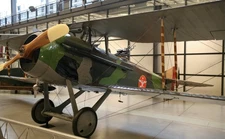 SPAD-16 S-XVI Mahogany Desktop Kiln Dry Wood Airplane New Model Small Scale 1/48