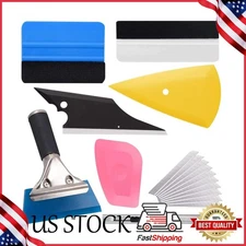 Tinting Tint Auto Envjslk Kit Vinyl Film Tools Wrap 17pcs Car Window Application