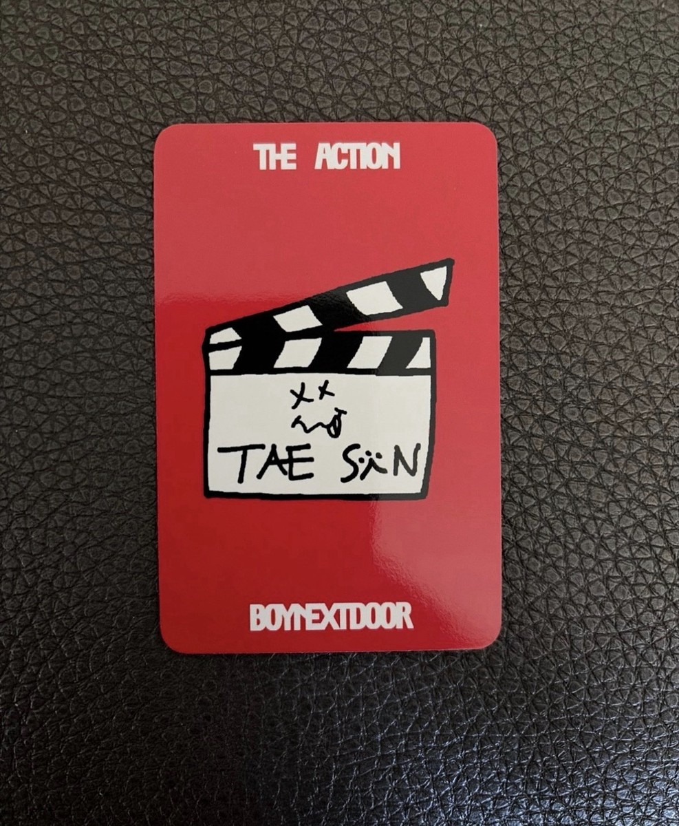タレントカード NCT.SVT.BOYNEXTDOOR.SKZ.THEBOYZ Boynextdoor Taesan The Action Broadcast Photocard (USA Seller) | eBay