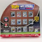 New Box Damage : Funko Pop! NFL Stars Collector Pack Bitty POP! Sereis 1 12pc