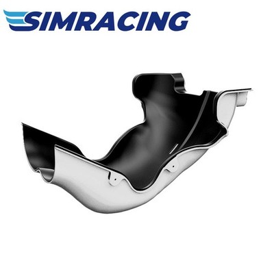 CONSPIT F1 Formula Racing Seat (Black/ White) for Fanatec Thrustmaster Simagic