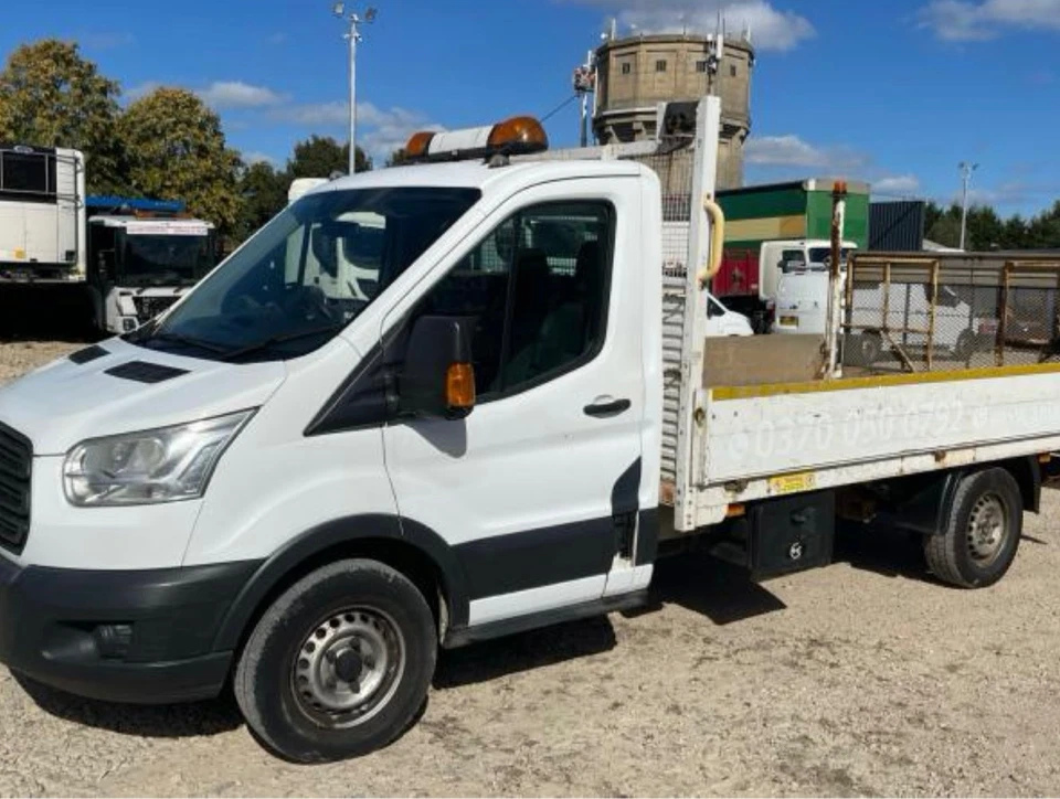 2015 FORD TRANSIT  MK 8 2.2 LWB DROPSIDE  PICK UP BODY 350 RWD L3 TDCI NO VAT - Image 3 of 4