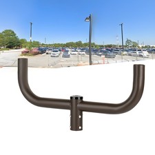 Bullhorn Pole Light Bracket Adapter Light Fixture Mount, Pole Top Mount Bracket