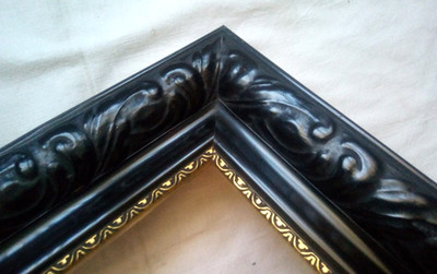 toller breiter  Jugendstil Bilderrahmen um 1900 TOP 41,5 cm x 36 cm