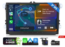 VWX7A Android 14 4+64 9"für VW Touran Autoradio Radio CarPlay Navi Head Unit DSP