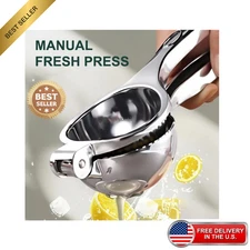 Stainless Steel Citrus Juicer Hand Press Lemon Orange Lime Squeezer Tool Manual