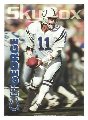 1993 SkyBox Impact NFL Football Indianapolis Colts Jeff George