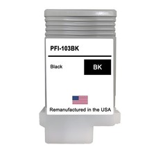 Replacement Ink Cartridge Compatible with Canon PFI-103 130ml Black-USA