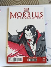 morbius the living vampire 1 Sketch Cover Art By Matt Buttich