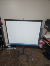 Vintage Da-Lite Flyer 40x30 Projection Screen With Tripod Handle, Portable