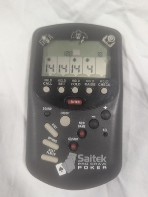 Saitek Pro Draw Poker Handheld Electronic Travel Pocket Game