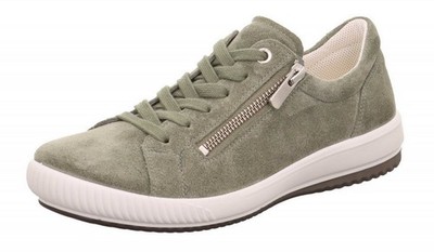 Legero Halbschuh Tanaro Grün Nubukleder Schnürschuh Sneaker Flachschuh Freizeit