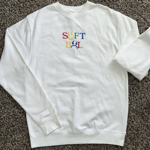 NWOT Soft Boi White Crewneck Sweatshirt, Size Medium, YouTuber Ethan Nestor - Picture 2 of 9