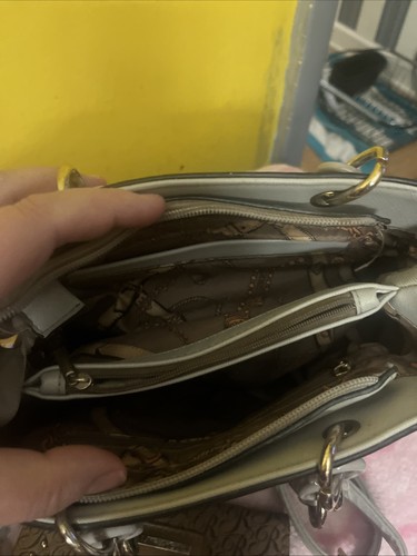 Small Gray purse and Rampage Wallet , Removable Strap. - Picture 6 of 8