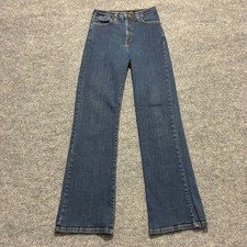 NYDJ Tummy Tuck Jeans Womens Size 4 Dark Wash Denim Straight Leg Stretch