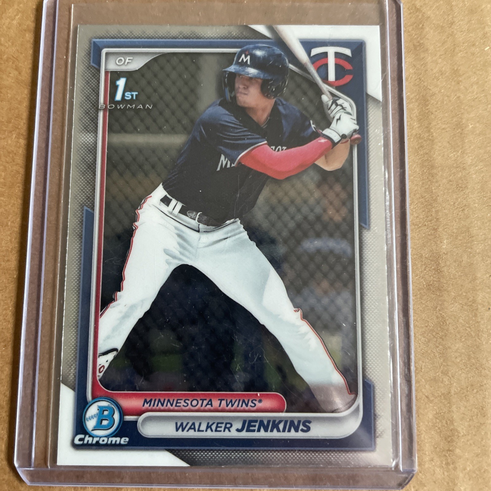 Walker Jenkins 2024 1st Bowman #BCP-43 Chrome Prospects Minnesota Twins