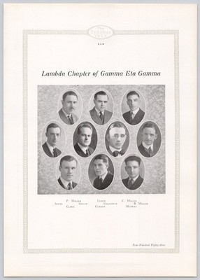 1923 Northwestern University The Syllabus Page Lambda Chapter Gamma Eta Gamma